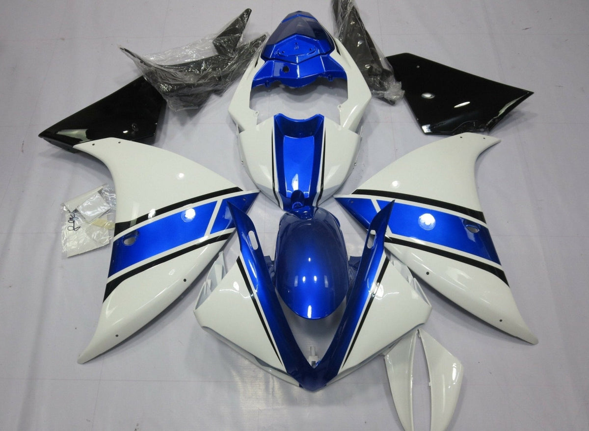 Yamaha YZF-R1 (2012-2014) White, Blue & Black Fairings