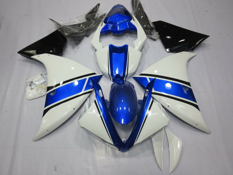 Yamaha YZF-R1 (2012-2014) White, Blue & Black Fairings