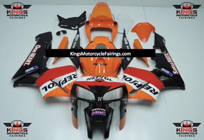 Honda CBR600RR (2005-2006) Orange Repsol OneHEART SatuHATI Fairings