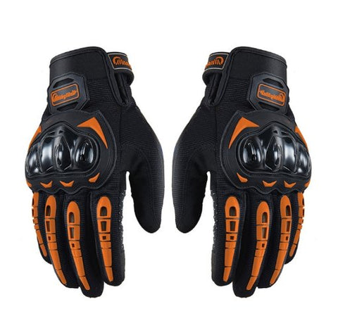 Black RT Motorcycle Gloves