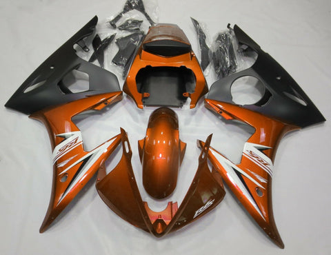 Yamaha YZF-R6 (2003-2004) Orange, Matte Black, White & Silver Fairings