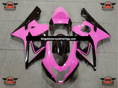 Suzuki GSXR750 (2004-2005) Pink, Black & Silver Fairings