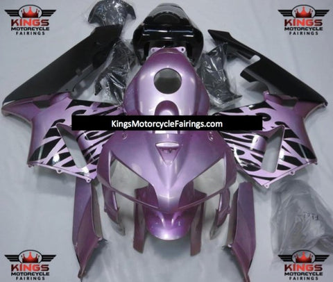 Honda CBR600RR (2005-2006) Purple & Black Tribal Fairings