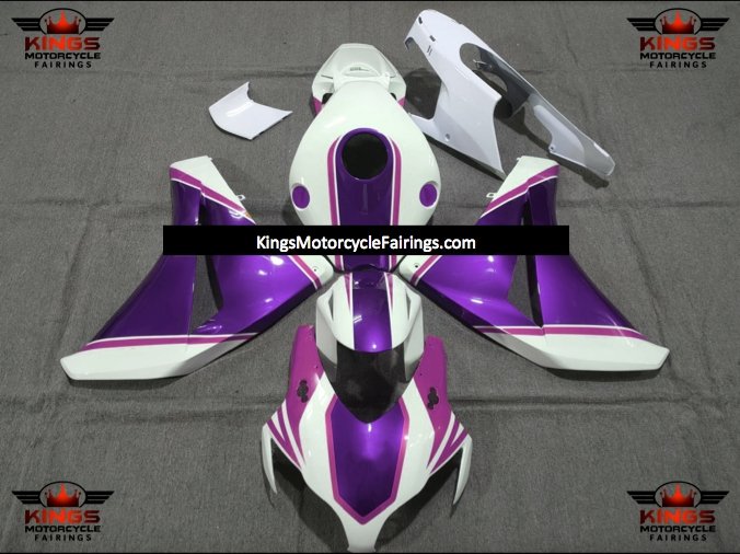 Honda CBR1000RR (2008-2011) Purple & White Fairings