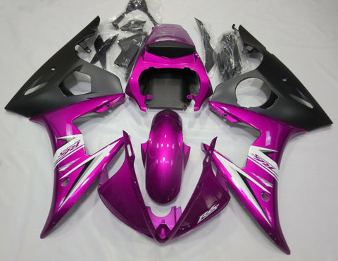 Yamaha YZF-R6 (2003-2004) Pink, Matte Black, White & Silver Fairings