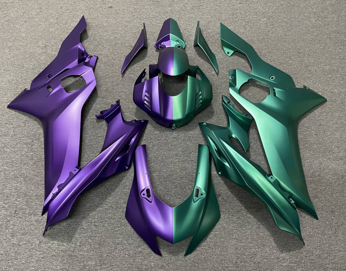 YAMAHA YZF-R6 (2017-2020) Matte Purple & Matte Green Fairings