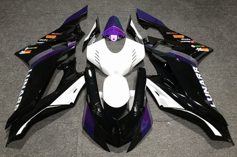 YAMAHA YZF-R6 (2017-2020) Black, White & Purple Fairings