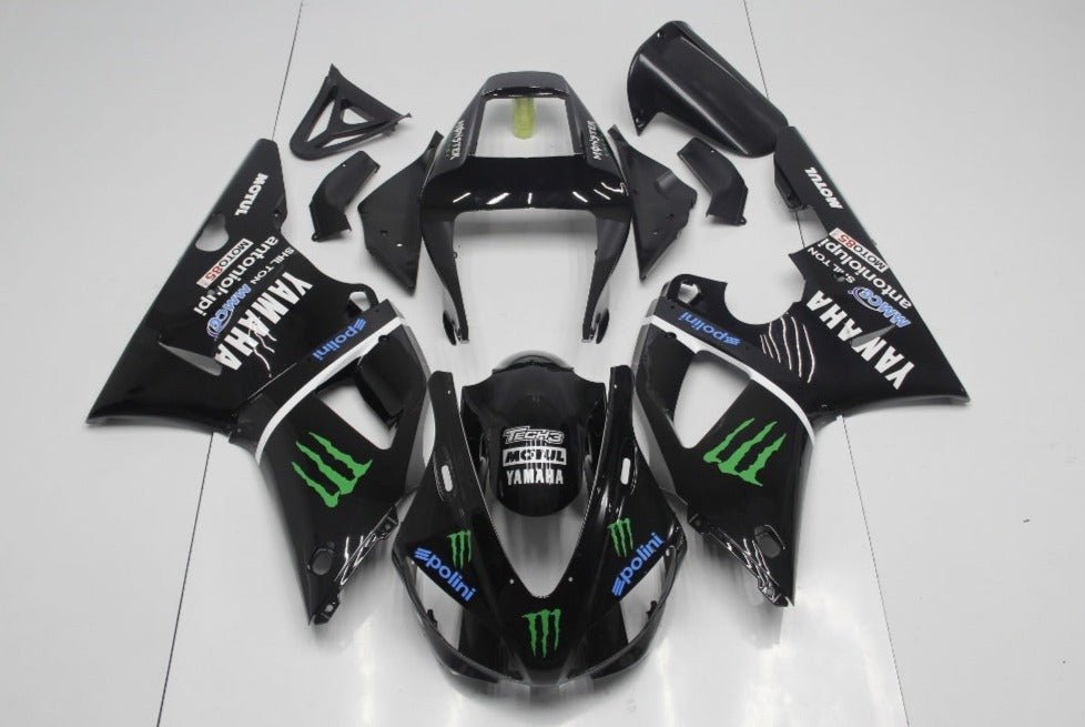 Yamaha YZF-R1 (1998-1999) Black, White, Blue & Green Fairings