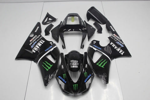 Yamaha YZF-R1 (1998-1999) Black, White, Blue & Green Fairings