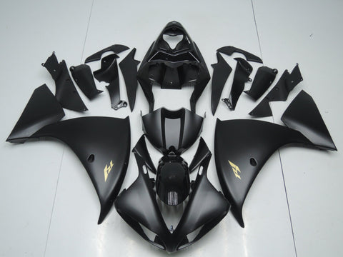 Yamaha YZF-R1 (2009-2011) Matte Black & Gold Fairings