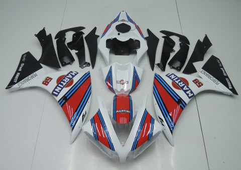 Yamaha YZF-R1 (2012-2014) White, Red, Blue & Black Martini Fairings