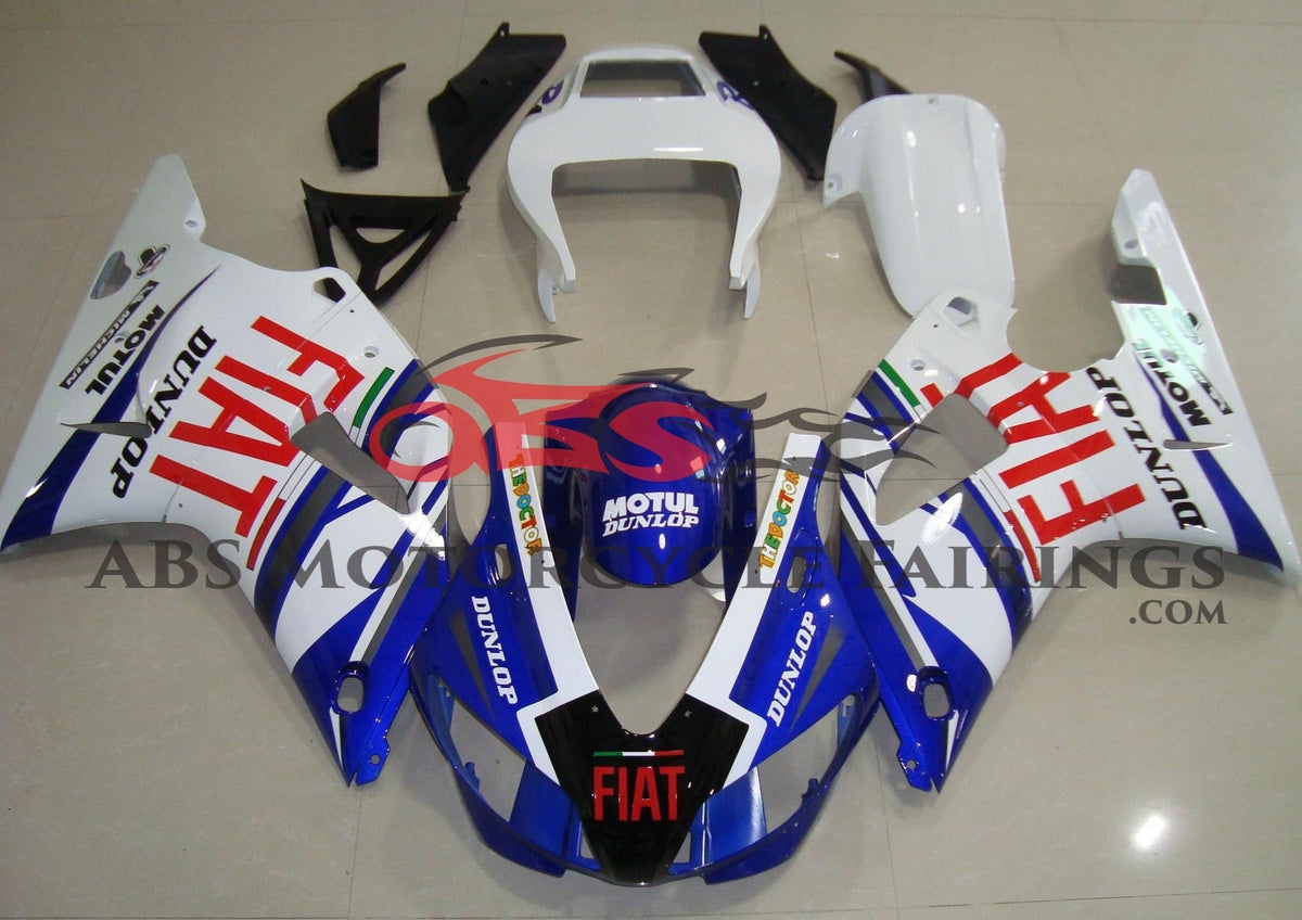 Yamaha YZF-R1 (1998-1999) Blue, White & Red FIAT Fairings