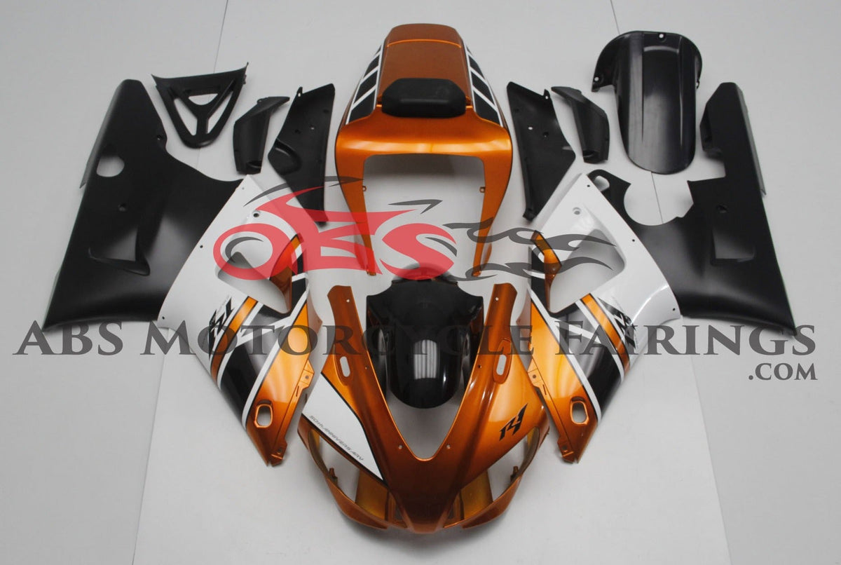 Yamaha YZF-R1 (1998-1999) Bronze, Black and White Fairings