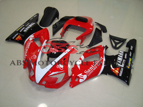 Yamaha YZF-R1 (1998-1999) Red, Black & White Santander Fairings