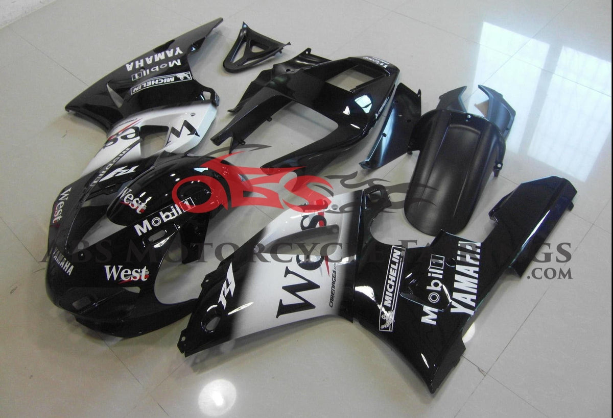 Yamaha YZF-R1 (1998-1999) Black & White West Fairings