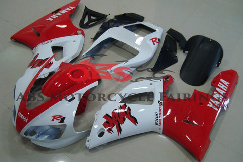 Yamaha YZF-R1 (1998-1999) White & Red Exup DeltaBox Fairings