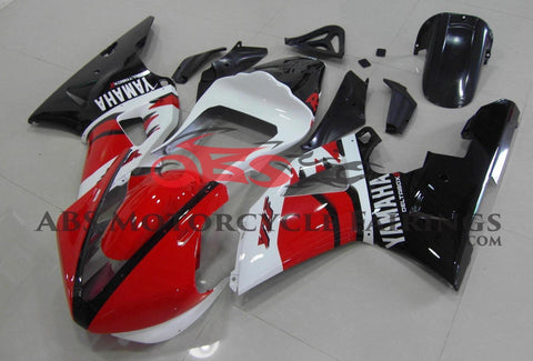 Yamaha YZF-R1 (2000-2001) Red, White & Black Race Fairings