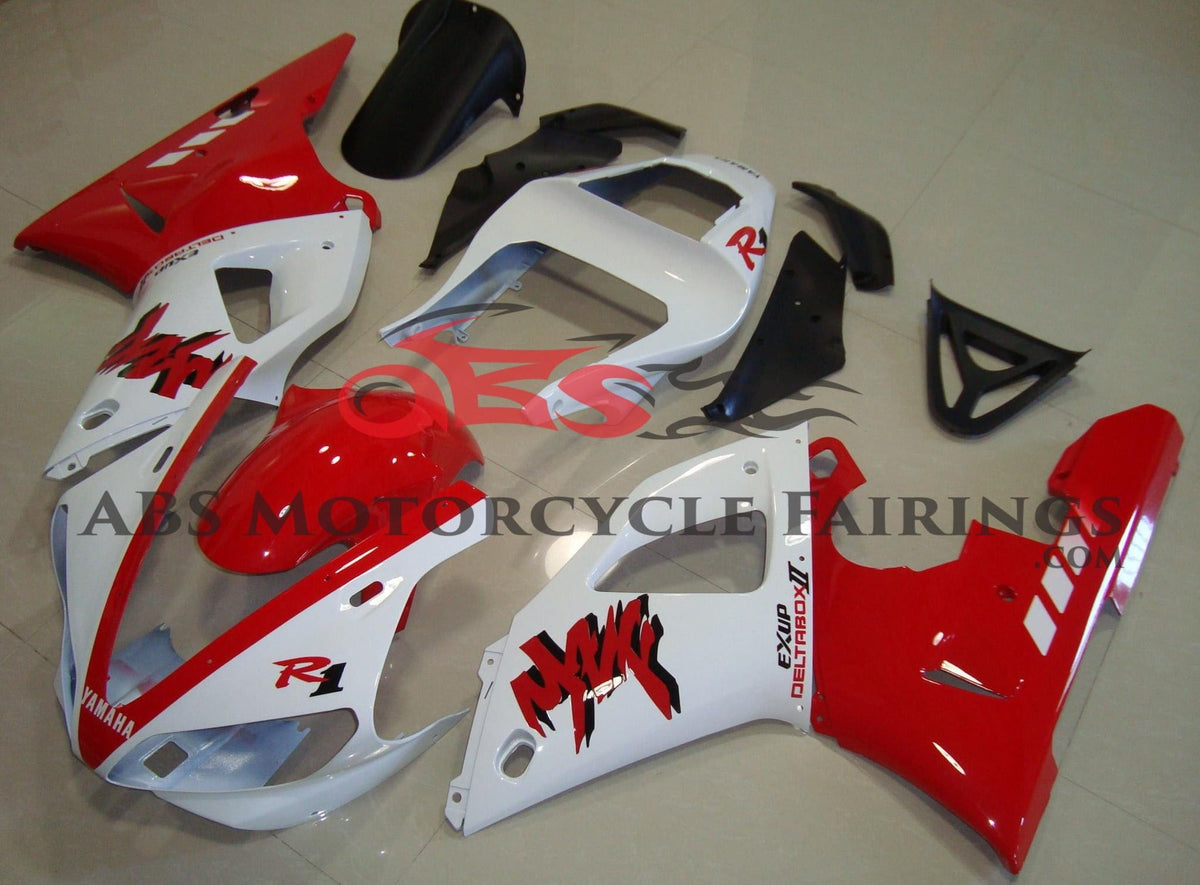 Yamaha YZF-R1 (2000-2001) Red & White DeltaBox Fairings