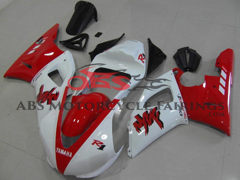 Yamaha YZF-R1 (2000-2001) Red & White DeltaBox Race Fairings