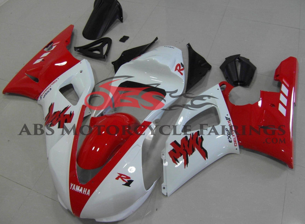 Yamaha YZF-R1 (2000-2001) Red & White DeltaBox Race Fairings