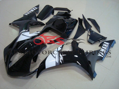 YAMAHA YZF-R1 (2002-2003) BLACK & WHITE RACE FAIRINGS