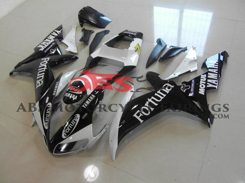 Yamaha YZF-R1 (2002-2003) Black & White Fortuna Fairings