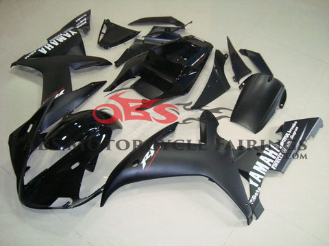 Yamaha YZF-R1 (2002-2003) Matte Black & Gloss Black Fairings