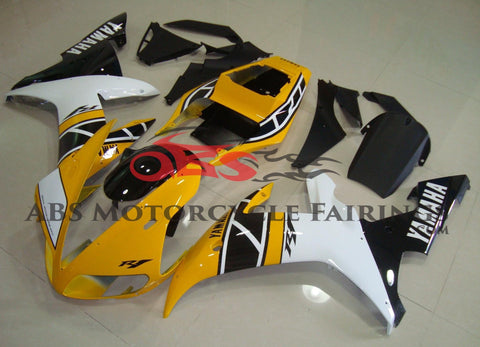 Yamaha YZF-R1 (2002-2003) Yellow, White & Black Fairings