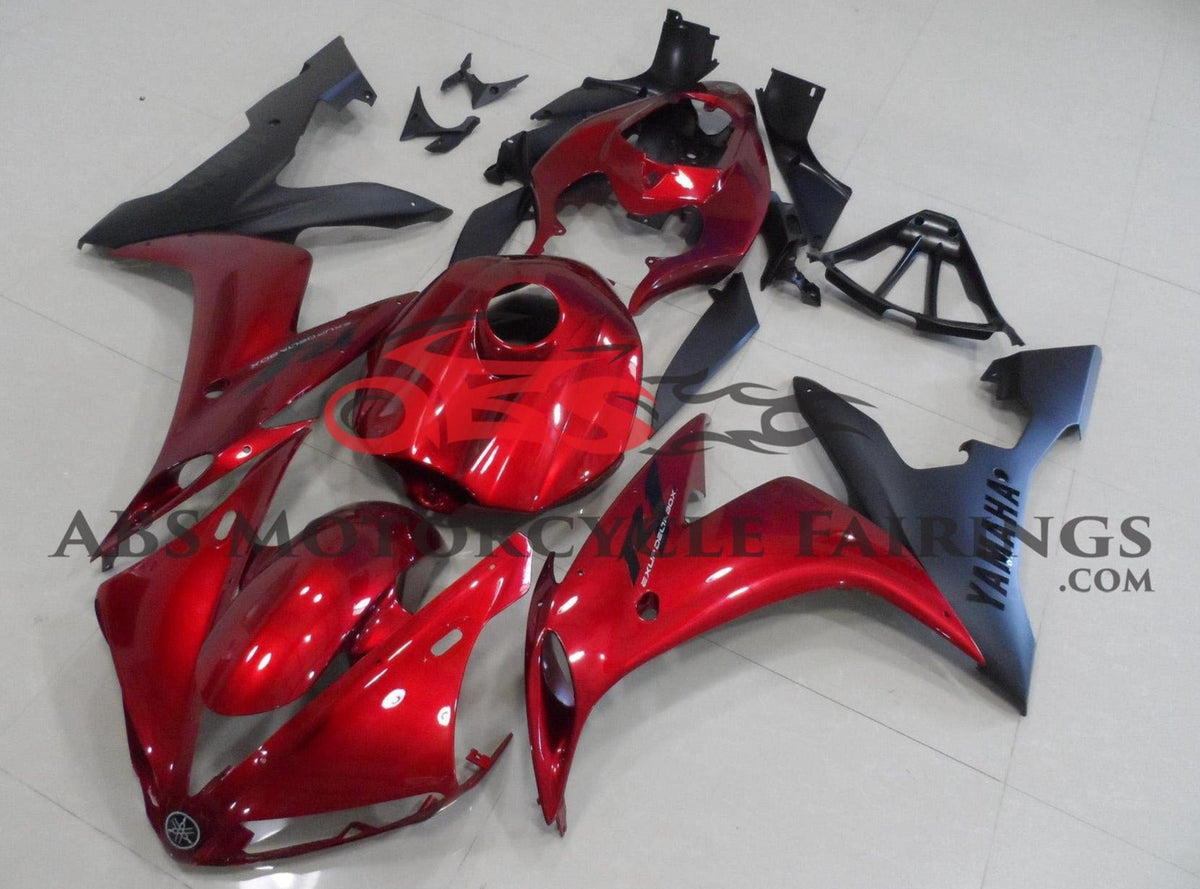 Yamaha YZF-R1 (2004-2006) Candy Apple Red & Black Fairings