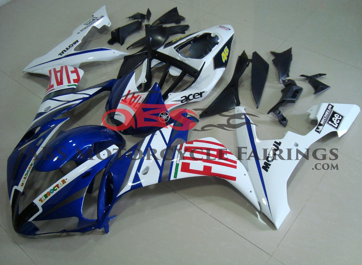 Yamaha YZF-R1 (2004-2006) Blue, White & Red FIAT Fairings