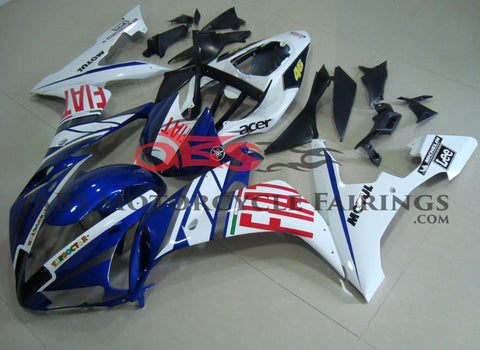 Yamaha YZF-R1 (2004-2006) Blue, White & Red FIAT Fairings