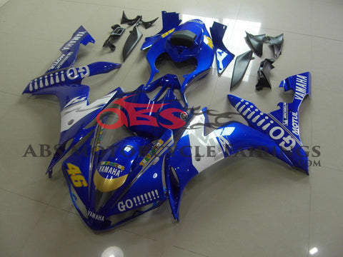 Yamaha YZF-R1 (2004-2006) Blue & White GO #46 Fairings