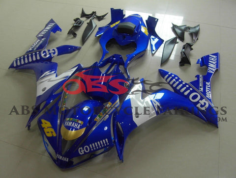 Yamaha YZF-R1 (2004-2006) Blue & White GO #46 Fairings