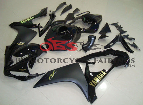 Yamaha YZF-R1 (2007-2008) Black & Gold Fairings