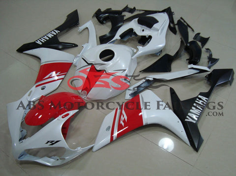 Yamaha YZF-R1 (2007-2008) Pearl White, Red, Black & Silver Fairings