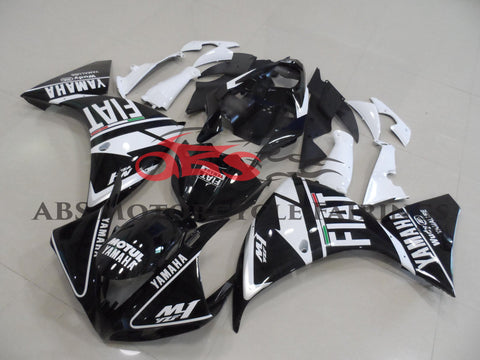 Yamaha YZF-R1 (2009-2011) Black & White FIAT Fairings