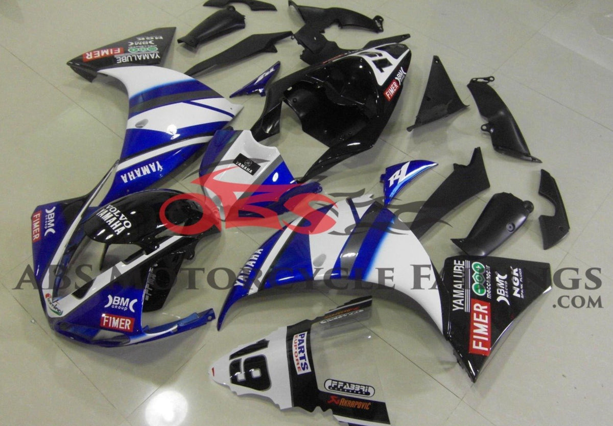 Yamaha YZF-R1 (2012-2014) Blue, White & Black Fairings