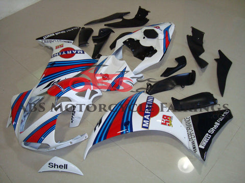 Yamaha YZF-R1 (2009-2011) White, Red & Blue Martini Fairings