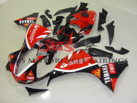 Yamaha YZF-R1 (2009-2011) Red & Black Santander Fairings