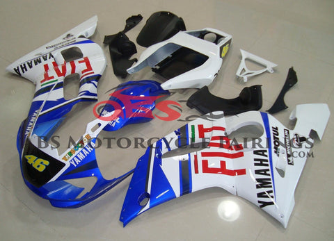 Yamaha YZF-R6 (1998-2002) Blue, White & Red FIAT #46 Fairings