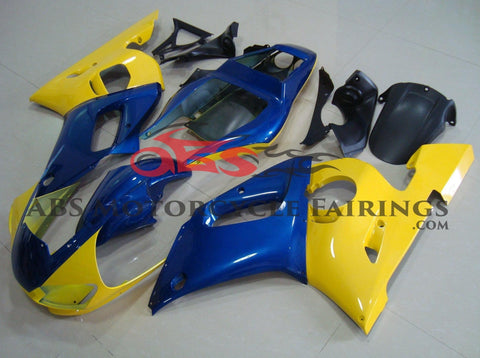 Yamaha YZF-R6 (2003-2004) Yellow & Blue Fairings