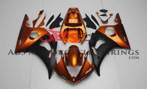 Yamaha YZF-R6 (2003-2004) Rust Orange & Matte Black Fairings