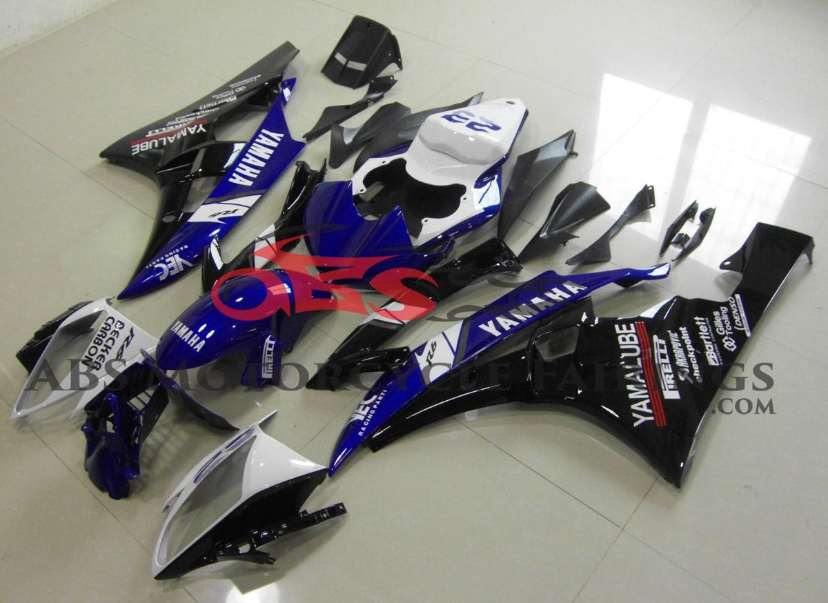 Yamaha YZF-R6 (2006-2007) Blue, Black & White Fairings