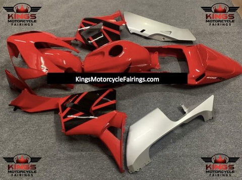 Honda CBR600RR (2003-2004) Red, Silver & Black Fairings