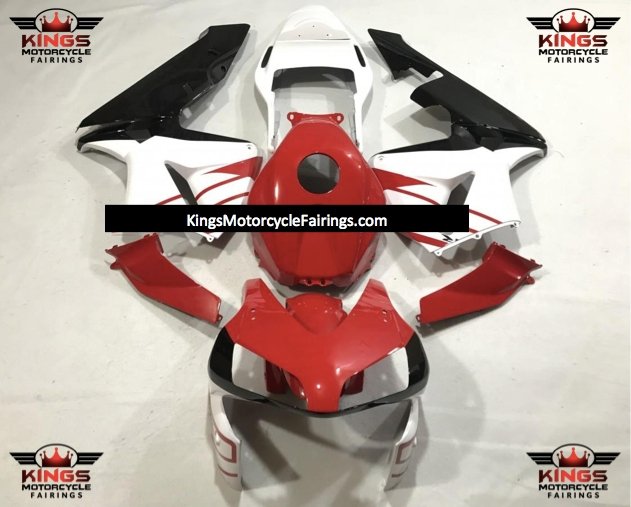 Honda CBR600RR (2003-2004) Red, White & Black Fairings