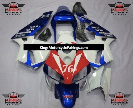 Honda CBR600RR (2003-2004) Red, White & Blue HRC #76 Fairings