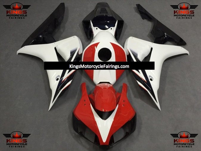 Honda CBR1000RR (2006-2007) Red, White & Black Fairings