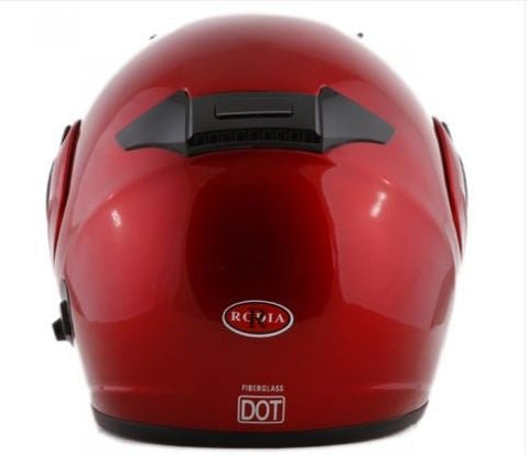 Double Retractable Visor Modular Red Kings Motorcycle Helmet - RF18BG