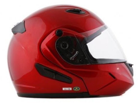 Double Retractable Visor Modular Red Kings Motorcycle Helmet - RF18BG