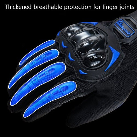 Black RT Motorcycle Gloves